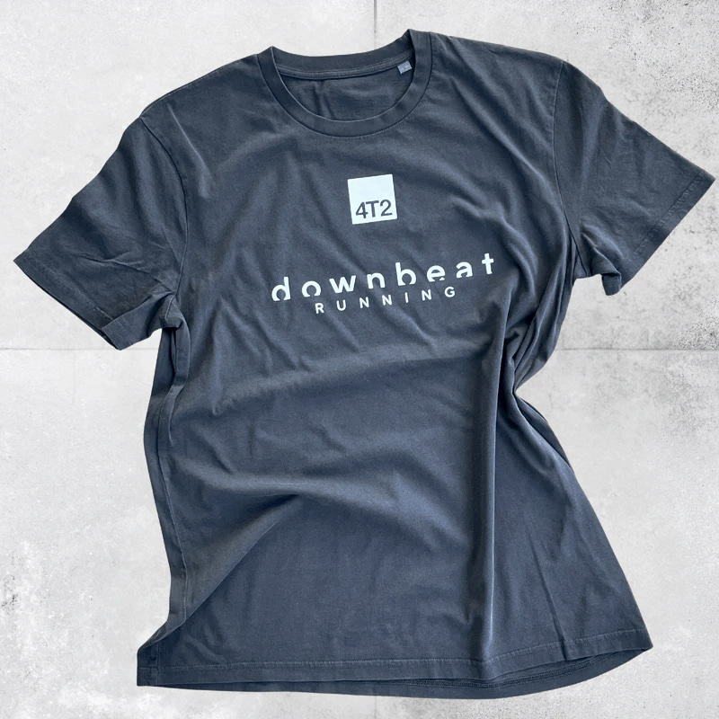 Downbeat X 4T2 티셔츠 블랙(4T2AP007)